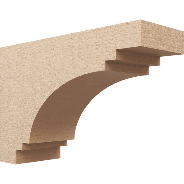 Ekena Millwork 10"W x 30"D x 20"H Classic Pescadero Rough Cedar Woodgrain TimberThane Corbel, Primed Tan CORUR10X30X20PECRCPR - main